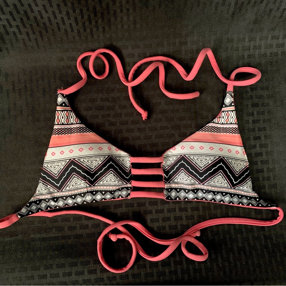 KHONGBOON Swimwear Tribal Print Bikini Top
